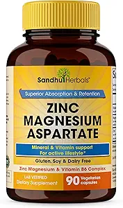 SANDHUHERBALS Magnézium Complex 6-in-1 Supplement 90 Kapsule 500mg 