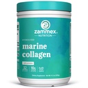 Zammex Marine Collagen Peptids Powder Unflavred, Wild-Caught Fish Collagen Powder, podporuje zdravú pokožku, vlasy, kĺby, Typ 1 a 3 Collagen Supplement pre ženy - ľahko sa mieša. (32 Servings)
