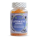 Lutein očné guličky, čučoriedkové chute očné guličky s luteínom a zeaxantínom pre dospelých, 60 grófov