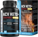 ACV Keto Doplnky, Matky jablkový Cider Ocogar (1455 Mg) Tabletky na metabolizmus a podporu chuti do jedla, THERMO ACV Keto Tabletky na chudnutie a Belly tuku, dospelý chudnutie Kapsule pre ženy Muži