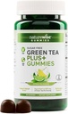 NatureWise Green Tea Gummies - Keto, bez cukru - podporuje fitness ciele pre ženy a mužov - 500mg Zelený čaj + Malinová Kotóny, Garcinia Cambogia - Vegan, No Gluten - 60 Počet[1-Mesiac]