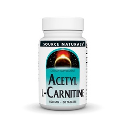 Zdroj Naturals Acetyl L-karnitín, 500mg, 30 tabliet
