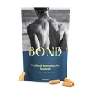 BOND Vitalita - All-in-One mužská plodnosť doplnok - Koncepcia pre neho, plodnosť doplnky pre mužov, mužské wellness doplnok - CoQ10, vitamíny B12, C, D, & E, Catalase, Selenium - 120 Kapsule