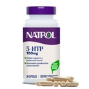 Natrol Mood + Stres 5- HTP 100 mg, Dietary Supplement for a Balanced Mood, Kapsule pre dospelých, 30 Kapsule, Až 30 dní