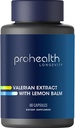 ProHealth Valerian Extract + Lemon Balm (60 Kapsule) 160 mg Valerian + 80 mg Lemon Balm 