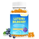 20mg Lutein & Zeaxantin Gummy s čučoriedkami, astaxantínom, Omega 3, vitamín C, E - Sugar Free Eye Health Supplement for Adults & Kids - Dry Eye Relief, Vision Clarity, Macular Support