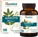 Himalája Quercetin Supplement for Plant-Based Bioflavonoid Support and Daily Wellness, Antioxidant and Immune Support, 500 mg, Non-GMO, 60 Vegetariánskych Caplets, 2 mesiace dodávky