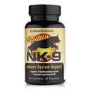 American BioSciences NK-9, AHCC Dodatok pre psy a mačky - Dietary Supplement to Support Immune System - Made for Pet's Immune Defense - 30 Kapsule, 250 mg/kapsule
