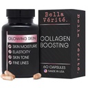 Bella Vérité Daily Collagen Supplement for Women & Men - Essential Vitamíny pre mládežnícky, Radiant Complexion & Celkové zdravie - Podpora Žiariaca a hladká koža, Znížiť vrásky a suchosť (60 kapsúl)
