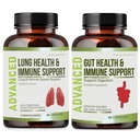 Lung Health & Immune Suplement - Pľúca čistí a detoxikuje s imunitou vitamíny pre lepšie pľúca, imunitnej obrany, jasné pľúca a hlboké dýchanie vrátane Quercetin & Cordyceps. Dva mesiace dodávky