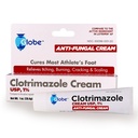 Globe Clotrimazol antimykotický krém 1% USP (1 oz), proti plesňová liečba, uľavuje svrbenie, pálenie, praskanie a scaling spojené atléty nohy, Jock svrbenie, Ringworms a ďalšie