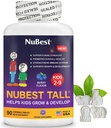 NuBest Tall Kids - Batoľatá Vitamíny a deti Vitamíny pre vek 2 až 9 - Podpora kostnej sily, celkové zdravie a imunita - Živočíšne tvary - 90 Žuvacie tablety Berry 6 týždňov