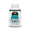 Zdroj Naturals Ascorbyl Palmitát 500mg Tuk-rozpustný vitamín C Ester doplnok - 180 Kapsule