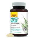 Country Life Maxi-Hair Supplement - 2000mcg Biotin & Vitamíny pre vlasy, kožu a nechty - Certified Gluten-free & Vegetarián - podporuje rast vlasov, 90 tabliet