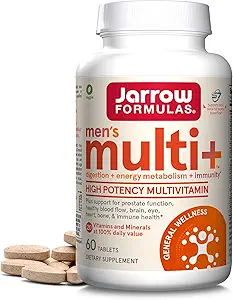 Jarrow Formuly Mužské multi+ Multivitamíny, Multivitamín pre mužov, 60 tabliet, 30 dní