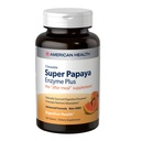 American Health Super Papaya Enzyme Plus - 180 žuvacie tablety - After-Meal Supplement - Non-GMO - 60 porcií