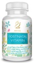 ACTIF Postnatálny vitamín s 25+ organickými vitamínmi a organickými bylinami, ošetrovateľstvom a laktačným doplnkom, podporuje vývoj detského mozgu, non-GMO, Made in USA, 90 Count