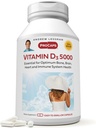 ANDREW LESSMAN vitamín D3 5000 IU 180 kapsúl - vysoká potencie, esenciálne pre vstrebávanie vápnika, podporuje zdravie kostí, zdravé svalovej funkcie, imunitný systém, viac. Malé ľahko prehĺtať kapsuly