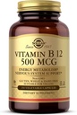 Solgar Vitamín B12 500 mcg, 250 Rastlinné kapsule - Energetický metabolizmus - Nervový systém Podpora - Podporuje zdravie srdca - Non-GMO, Vegan, Gluten Free, Dairy Free, Kosher, Halal - 250 Servisné služby