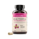 NatureWise Milk Thitle with Dandelion Root - Silymarin - Antioxidant Pečeň a obličky Zdravotná podpora doplnok - Vegan, Non-GMO, Gluten Free - 60 Počet[60-Deň dodávky]