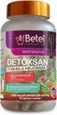 Betel Natural Detoxsan Kapsule Spolu Detox Cleanse Zdravá pečeň a Colon - 1500 mg za obsluhu