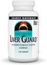 Zdroj Naturals Liver Guard, so Silymarin, CoQ10, L-Cysteine Complex, pre zdravú funkciu pečene* - 120 tabliet
