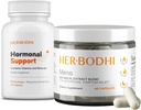 Meno & Hormonálna podpora Doplnky - Menopauza Hormonálna rovnováha pre ženy (60 Caps) a Hormon Balance Supplement pre ženy, PMS podpora Supplement (60 Caps), 2 položky