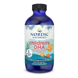Nordic Naturals Children a DHA, Orange - 8 oz pre deti - 530 mg Omega-3 s EPA & DHA - Mozog vývoj a funkcia - non-GMO - 96 Slúži