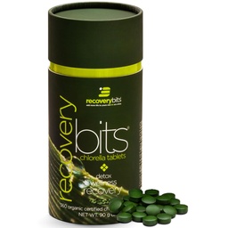 Oživeniebity - Organic Chlorella Tablets - Rastlinné-Based Algae Superfood - Chlorofyl - Cracked Cell Wall - Energy - Immune System - Detox - Keto - Vegan - Non-GMO - Malý Canister - 360 Tablety
