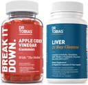 Dr. Tobias Pečeň 21 dní Čistiť a jablkový Cider Ocogar Gummies - Podporuje Tráviace zdravie a pečeň Detox, Vegan, non-GMO