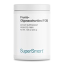 Supersmart - Fructo Oligosacharidy prášok (Prebiotiká FOS) - Oligofruktóza Inulin - Fiber Supplement - Intestinálna Flora & Gut Health - Tráviaca podpora 
