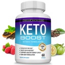 Keto Boost Diet pilulky Ketosis Supplement - Natural Exogenic Keto Formula Support Energy & Focus, Advanced Ketones for Ketogenic Diet, Keto Diet pilulky, pre mužov Ženy