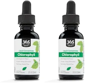 365 podľa trhu s celými potravinami, tekutý chlorofyl, 1 Fl Oz (balík z 2)