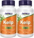 Teraz doplnky, Kelp 150 μg prírodného jódu, Jednoduché prehltnutie tablety, Super zelená, 200 tabliet (Stock of 2)