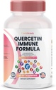 ClarinBeauty Quercetin 1000 mg Zinok 50 mg Vitamín C 1000 mg Vitamín D 5000 IU Hypromelóza Staršie plody & 350 mg Imunitná obranná podpora Doplnková látka Artemisinin, Morský mos, Cesnak, Echinacea