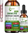 Zinkový Quercetin s hypromelínom Vitamín C D3 Tekuté kvapky Imunitná podpora s vitamínom A K2 Echinacea Chlorofyl a bazy - 10 in1 Imunitný obranný komplex pre zdravie imunity