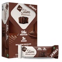 Nugo Slim Dark Chocolate Brownie Crunch, 16g Protein, 2g Cukor, 7g Fiber, Low Net Carb, Keto Friendly, Gluten Free, 24 gróf