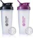 BlenderBottle Classic fľaša Shaket ideálny pre proteínové Shake a pre cvičenie, 28-Ounce (2 balenia), Farby May Vary