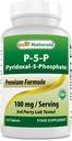 Najlepšie prírodné P5P vitamín B6 (Pyridoxal 5 Fosfát) 100 mg/Serving - 120 tabliet - aktívna forma vitamínu B6.