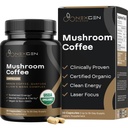 100% Organic Huba Kávové kapsule - Prírodná energia Supplement s 130 mg kofeínu z klinicky preukázané patentované zelenej kávy Bean a Guayusa Extrakty pre Jitter-free Energy & Focus (30 Servings)