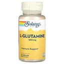 SOLARAY L Glutamín kapsuly 500 mg - Immune Support - Free Amino Acid - Lab Overené, 60-Day Záruka vrátenia peňazí, 50 Servings, 50 VegCaps