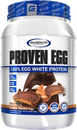 Gaspari Nutrition Proven Egg, 100% Egg White Protein, 25g Protein, Keto Friendly, Dairy and Lactose Free, Soy Free (2 lbs, Arašidové maslo Cup)