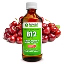 Spoľahlivý-1 Laboratóriá Tekutý vitamín B12 denný doplnok 1000mcg pre dospelých mužov a ženy - prírodná čerešňová chuť