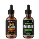 HERBIFY Bundle - K2 a D3 kvapky a citrónový balm Tinture - Bone Strength & Mood Boost