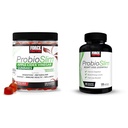 Force Factor ProbioSlim Apple Cider Ocogar Gummies s LactoSpore Probiotiká, 120 Počet a ProbioSlim Strata hmotnosti Essentials Daily Digestive Health Probiotic, 120 Kapsule