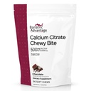 Variatrická výhoda Dusičnan vápenatý Chewy Bites 500 mg - Vysoko absorpčné a dispergovateľné - vitamín D3 - Ľahko chuchovateľné vápnikové doplnky - čokoládová príchuť - 90 gróf