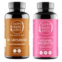 Happy Healthy Hippie Vaginálne probiotiká pre ženy a byť uzemnený stres úľavu
