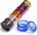 Cylindrical Pocket Pharmacy Proof Travel Pill Organizátor bez kombinácie siedmich farieb Pill Box 7 deň