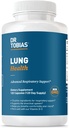 Dr. Tobias Lung Health Supplement with Vitamin C, Butterbur, Quercetin & Bromelain, Advanced Lung Cleanse Detox Formula pre Bronchial & Respiration System, Non-GMO, 120 Kapsule, 120 Servisov