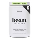Beam Collagen Powder, Collagen for Women, Collagen with Hyaluronic Acid, Collagen Peptides Type 1 and 3, with Biotin, Grass Fed Bovine, Third-Party Tested, Best for Coffee, Vitamín C, 30 Servings